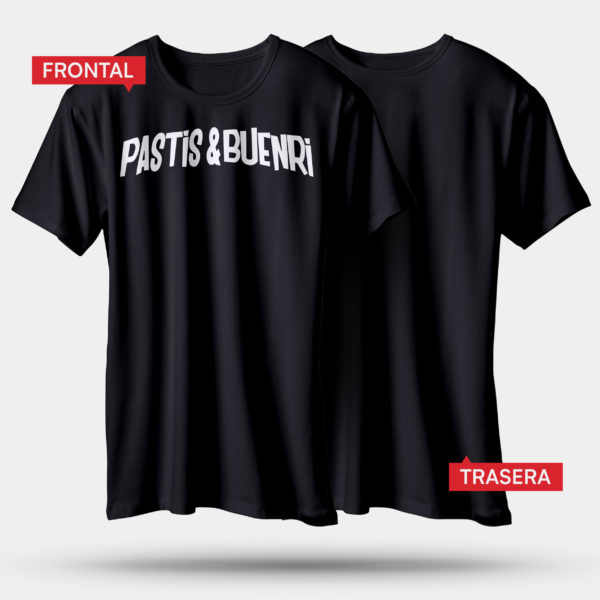 Camiseta Pastis & Buenri Logo Color Negro